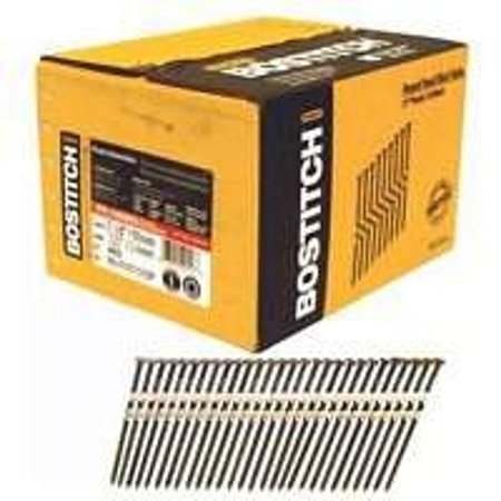 BOSTITCH Collated Framing Nail, 3-1/2 in L, 11 ga, Round Head, 21 Degrees RH-S10D131EP/X